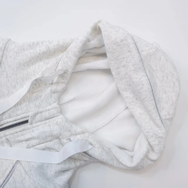 Unbranded Hoodies & Sweatshirts Zip-Up Hooded Sweatshirt with Curved Pockets product detail image 16