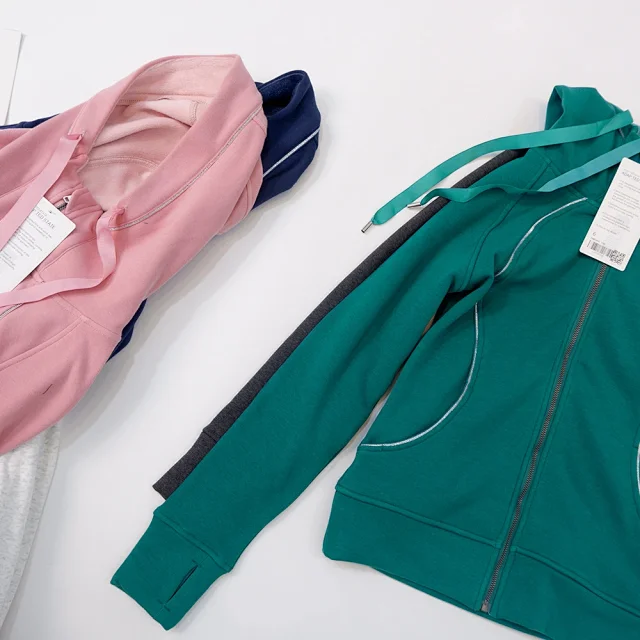 Unbranded Hoodies & Sweatshirts Zip-Up Hooded Sweatshirt with Curved Pockets product detail image 9