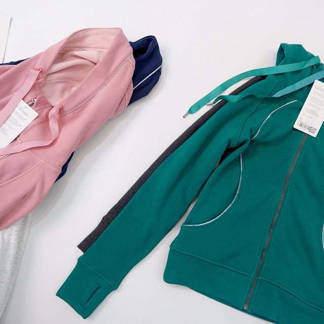 lululemon Pink Zip-Up Athletic Hoodie: seller detail photo 9