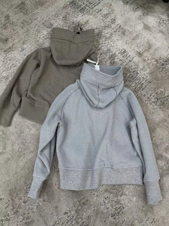 Canada Goose Grey Hooded Zip-Up Wool Jacket: seller detail photo 8