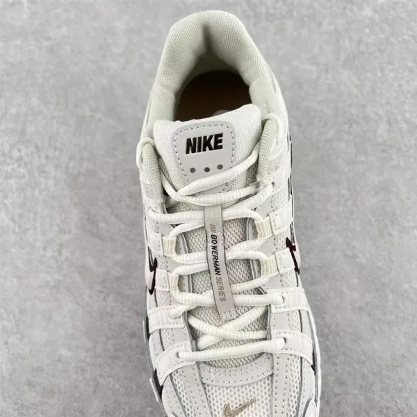 Nike P-6000 White Olive Green Running Shoes - 4