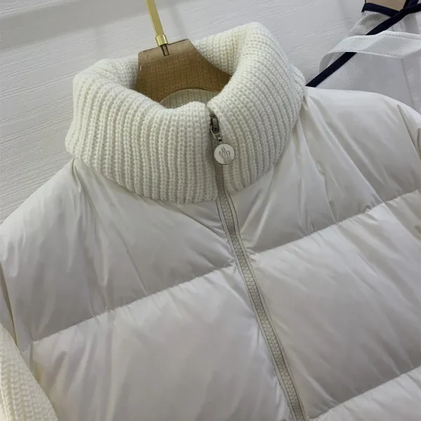Moncler Grenoble Knit-Sleeve Down Vest Black - 8