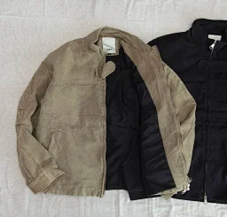 thumbnail for Flagship 280! Cow goods! Matching Carhart's authentic FORN3 American vintage washed canvas jacket with cleanfit stand-up collar jacket