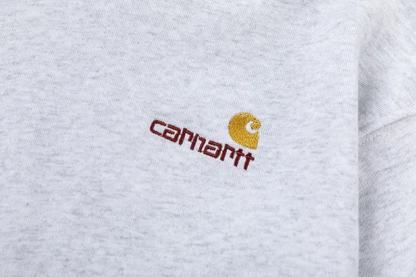 Carhartt WIP Small Logo Hoodie Gray - 9