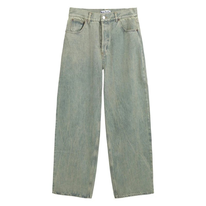 Distressed Denim Wide Leg Jeans photo 3