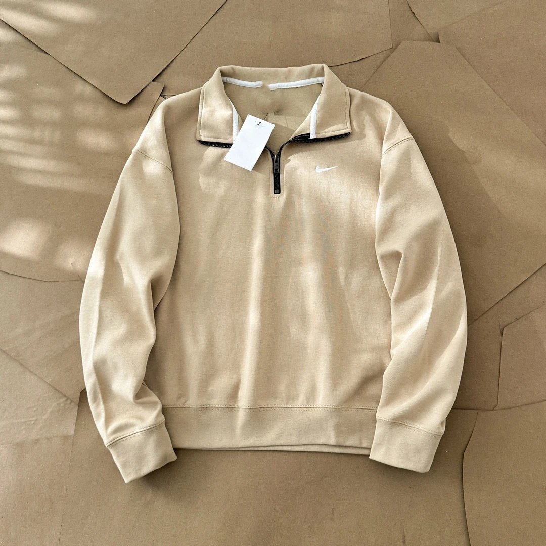 Sport Embroidered Half-Zip Cotton Sweatshirt photo 7