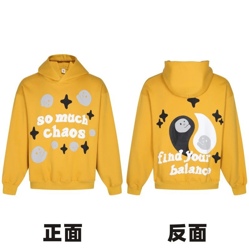 [Zeng cotton hooded vests] B29-yellow SKU image