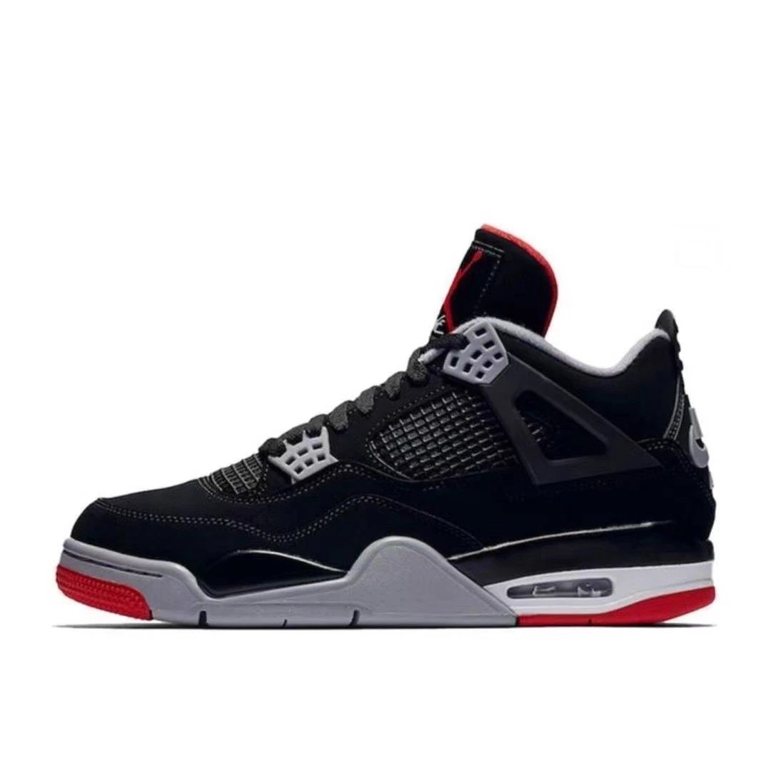 AJ4 black red