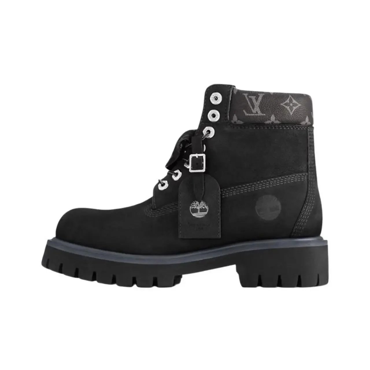 Black high top print