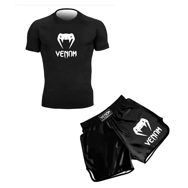 Venum Boxing shorts and short-sleeve compression shirts product detail image 13