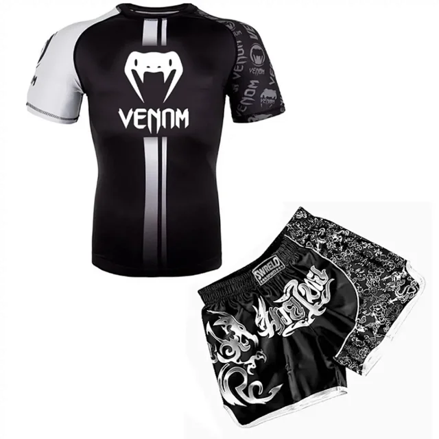Venum Boxing shorts and short-sleeve compression shirts product detail image 11