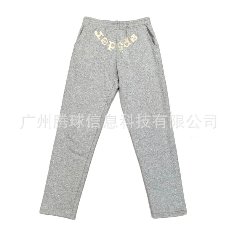 Unbranded Hoodies & Sweatshirts Rhinestone Lettering Pullover Hoodie — Pants-961 Full Drill-Grey