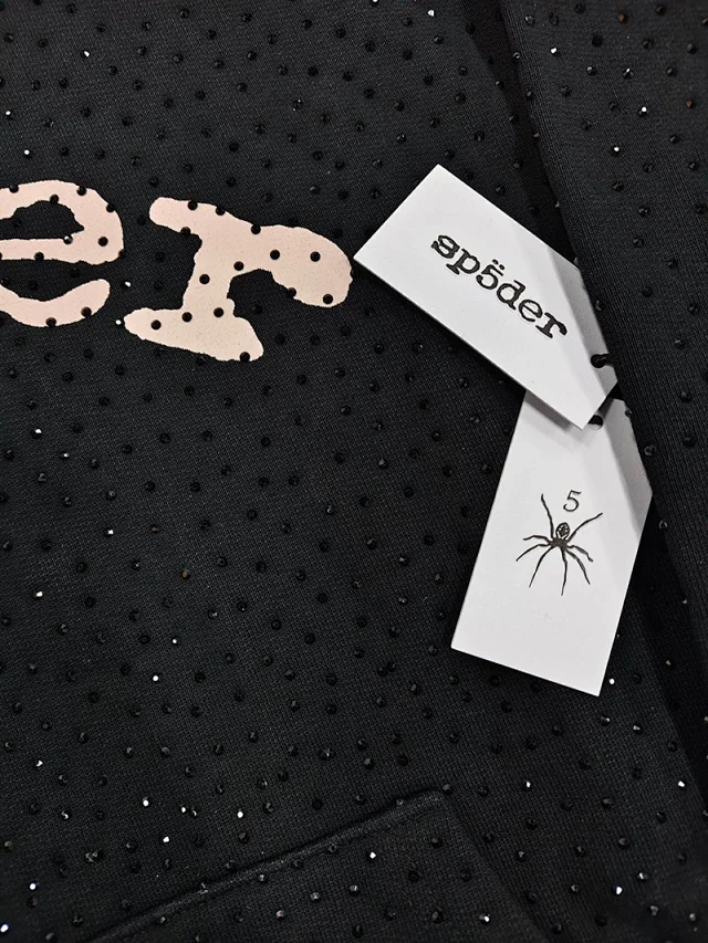 Unbranded Hoodies & Sweatshirts Rhinestone Lettering Pullover Hoodie product detail image 6