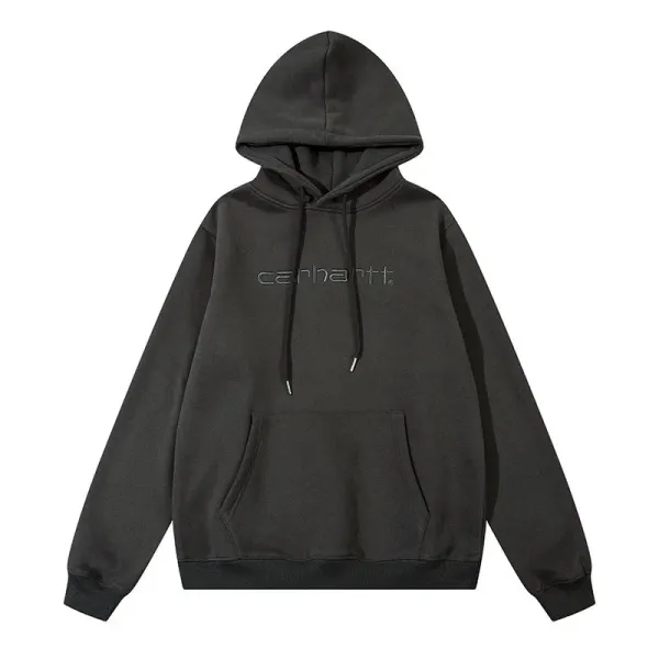 Carhartt Work In Progress Mountain Logo Navy Hoodie - 4