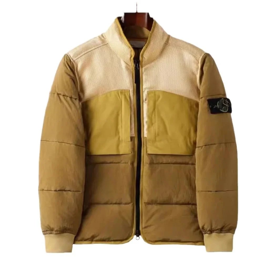 Unbranded Jackets Padded zip-up jacket with textured yoke, chest pockets, and sleeve badge image 5