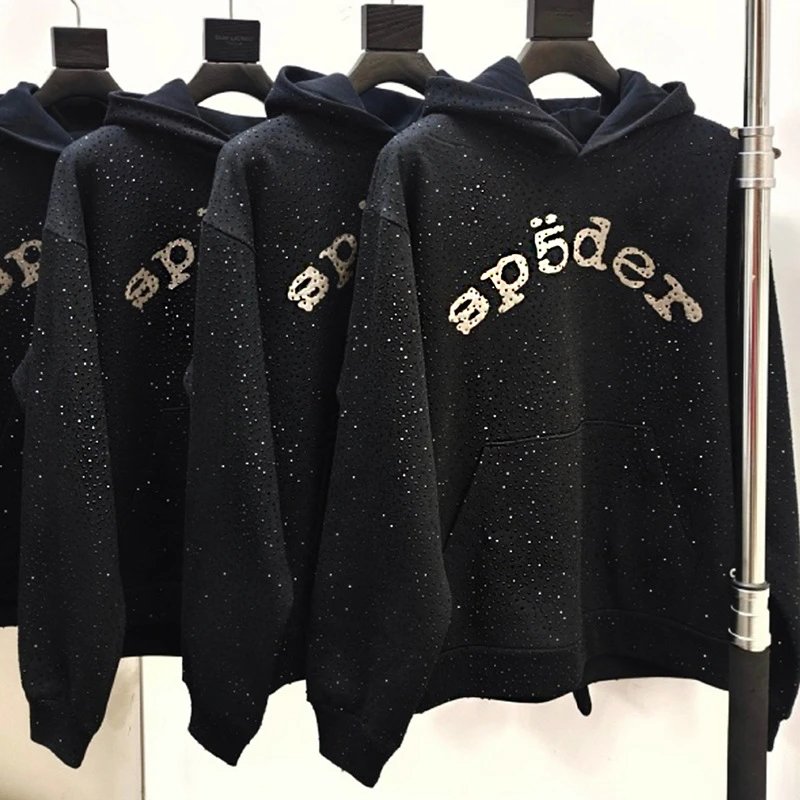 Unbranded Hoodies & Sweatshirts Rhinestone Lettering Pullover Hoodie product image