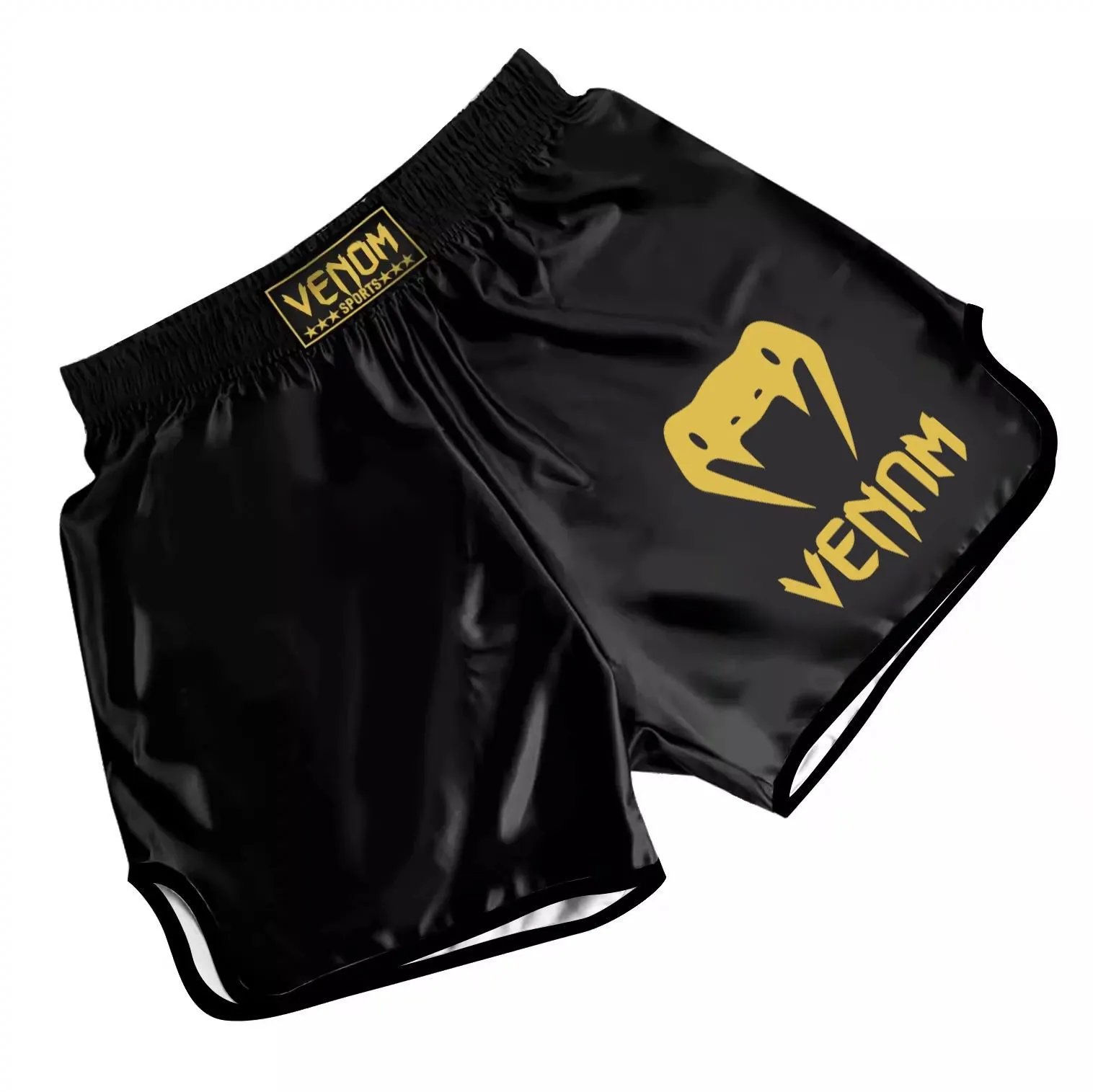 Venum Boxing shorts and short-sleeve compression shirts — 15#Yellow mark