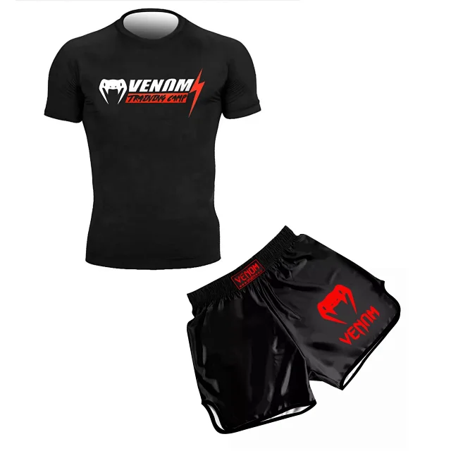 Venum Boxing shorts and short-sleeve compression shirts product detail image 15