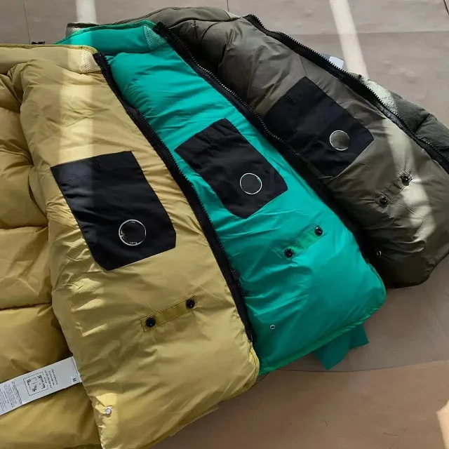 Unbranded Jackets Padded zip-up jacket with textured yoke, chest pockets, and sleeve badge product detail image 2