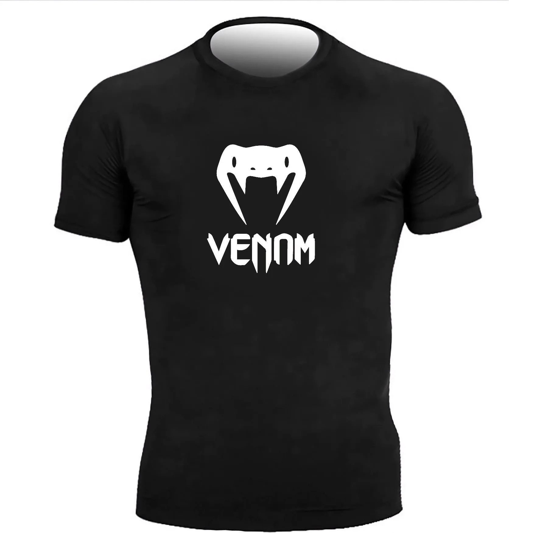 Venum Boxing shorts and short-sleeve compression shirts — 8#gray