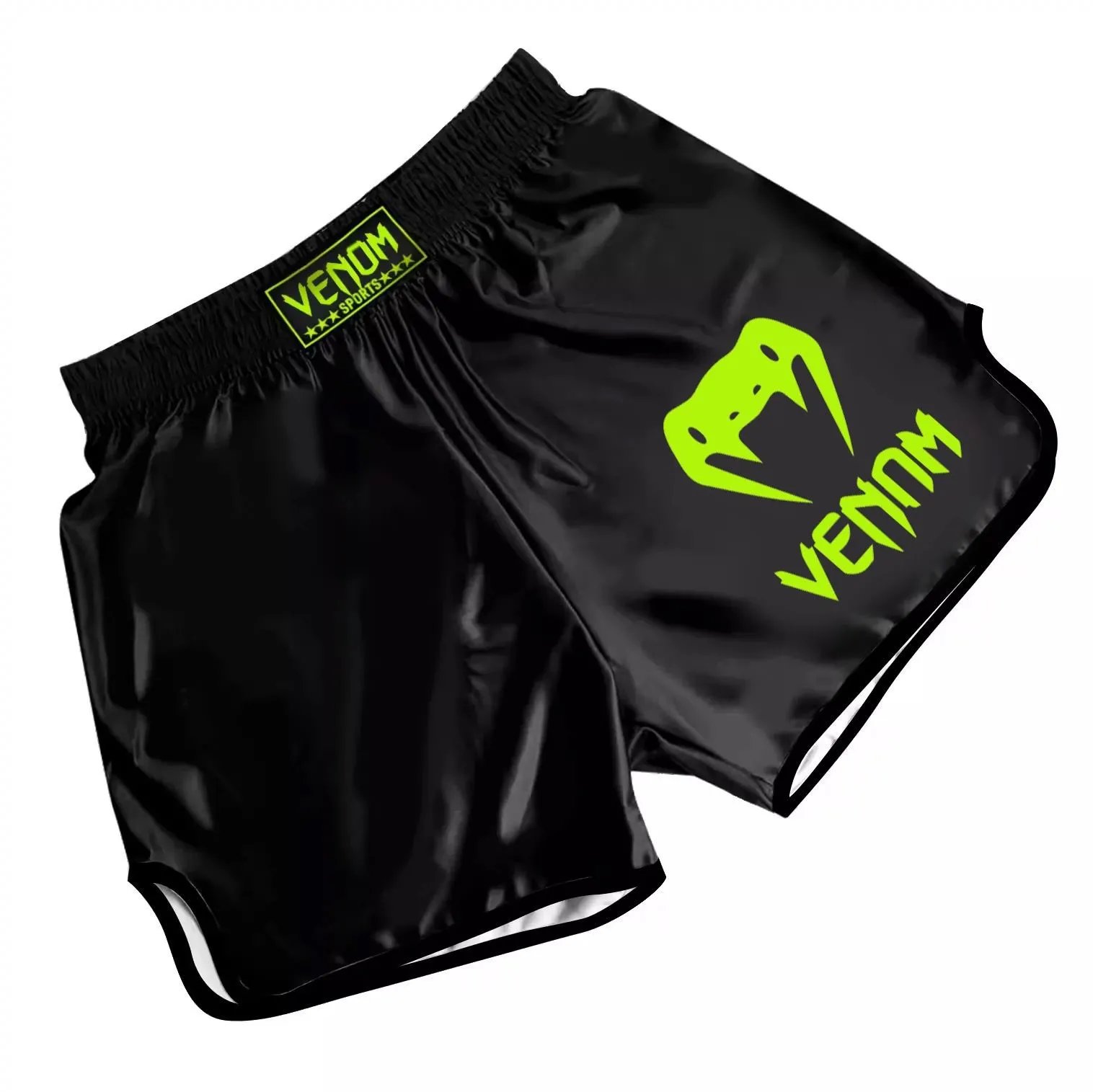 Venum Boxing shorts and short-sleeve compression shirts — 14#Green label