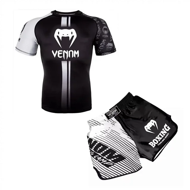 Venum Boxing shorts and short-sleeve compression shirts product detail image 12