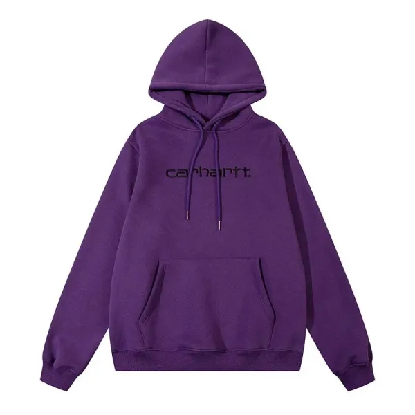 Carhartt Work In Progress Mountain Logo Navy Hoodie - 5