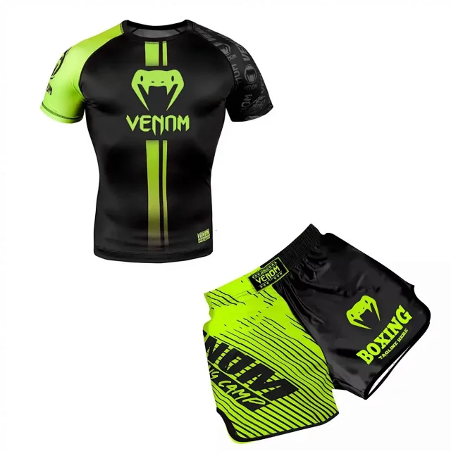 Venum Boxing shorts and short-sleeve compression shirts product detail image 19