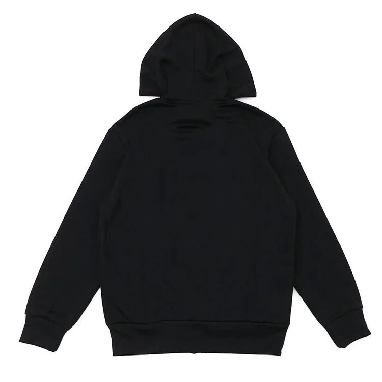 Fleece-Lined Black with Small Red Heart on Front