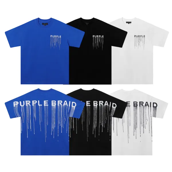 Purple Brand Purple Graphic Print White T-Shirt - 20