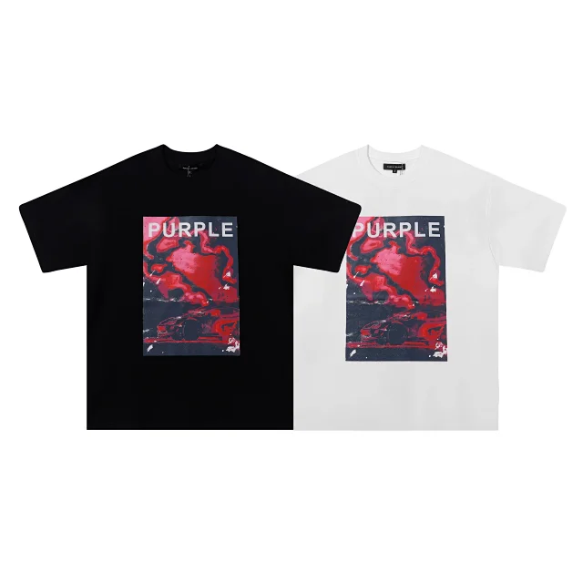 Purple Brand T-Shirts Graphic Print Crewneck T-Shirt product detail image 32