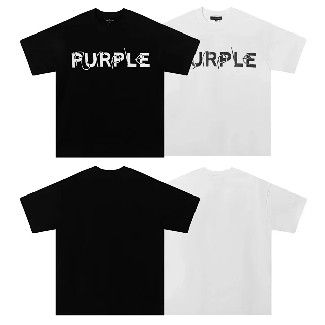 Purple Brand T-Shirts Graphic Print Crewneck T-Shirt product detail image 16
