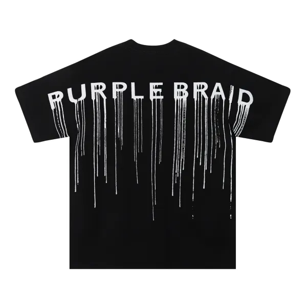 Purple Brand Purple Graphic Print White T-Shirt - 26