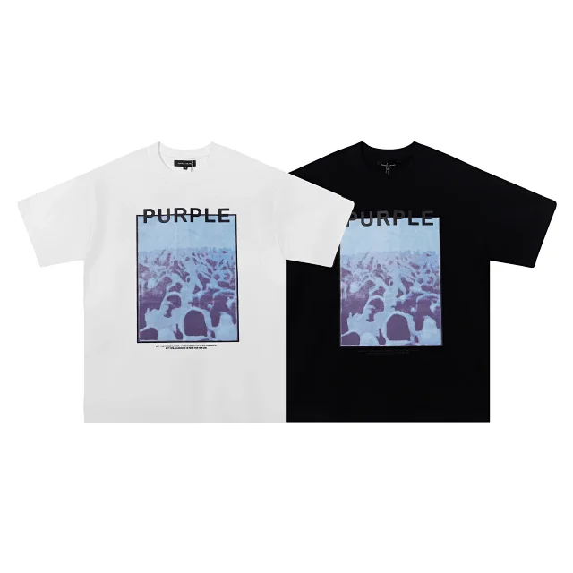 Purple Brand T-Shirts Graphic Print Crewneck T-Shirt product detail image 31