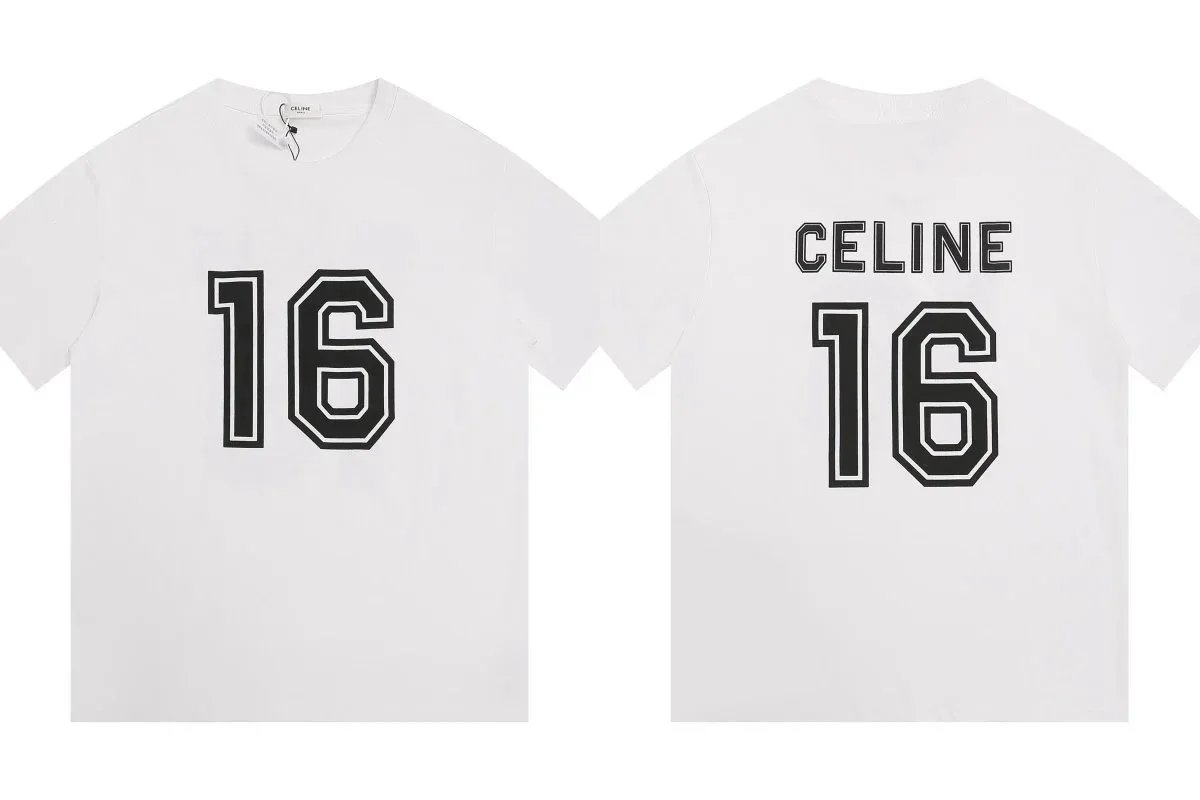 Celine White Jersey T-Shirt