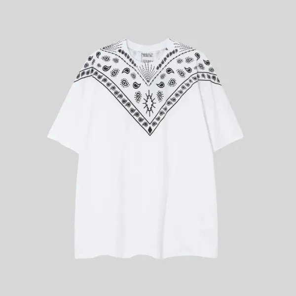 Saint Tears Feather Print Oversized Black T-Shirt - 47