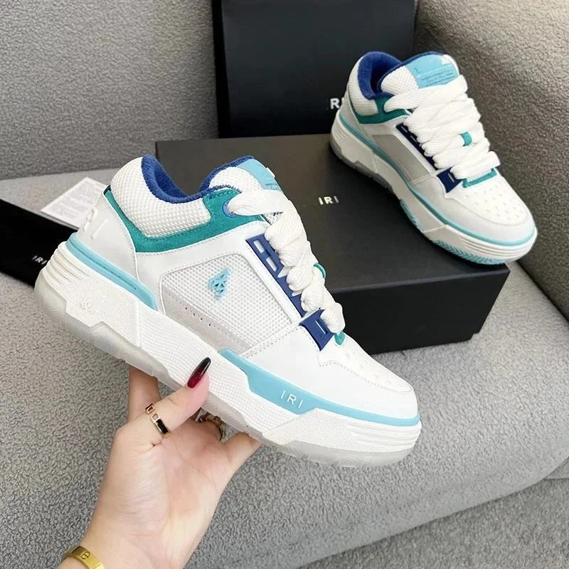 IRI IRI White and Blue Low-Top Sneakers White