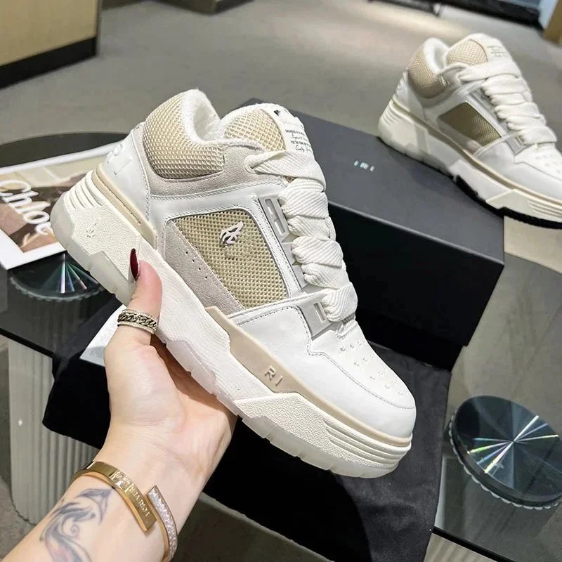 IRI IRI White and Beige Chunky Sneakers Beige