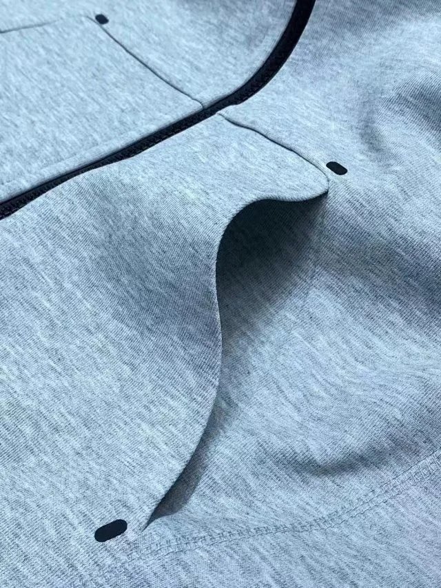 Nike Tech Fleece Windrunner Hoodie and Joggers Set Burgundy/Blue Tracksuit - 28