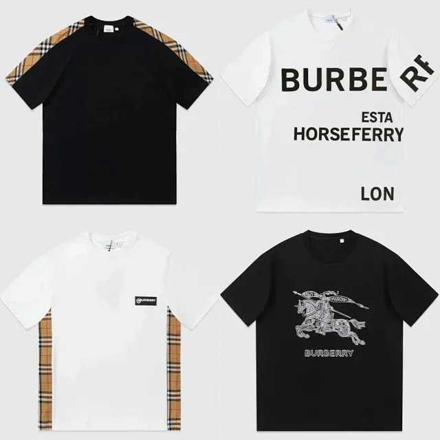 Burberry T-Shirts Short-Sleeve Logo T-Shirt product detail image 1