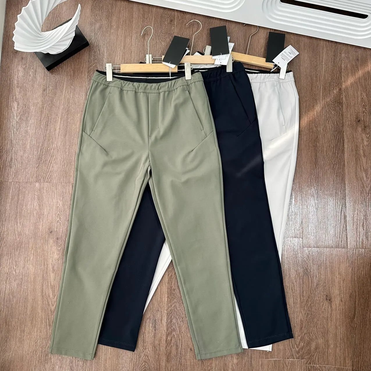 0N New Arrival Men's Casual Pants Fashion Versatile Solid Color Outdoor Soft Shell Sports Trousers