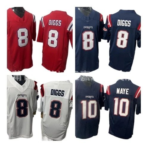爱国者 橄榄球服Patriots 12#Brady汤姆布雷迪 8# DIGGS 刺绣球衣