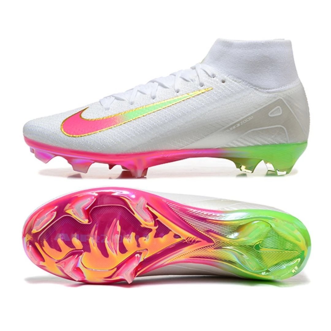 White/Green/Pink High Top