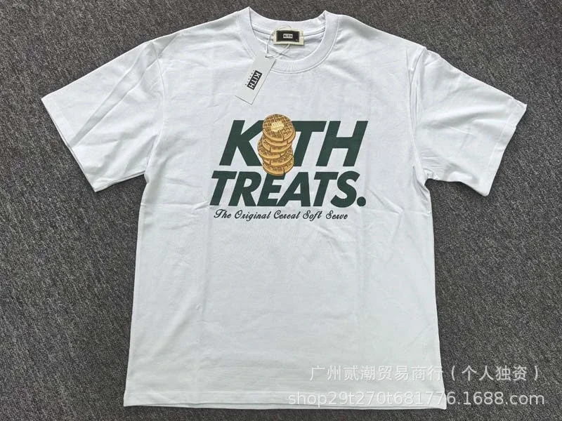 KITH European and American trendy brand kitth new cartoon animation print casual loose sports short-sleeved T-shirt for men and women