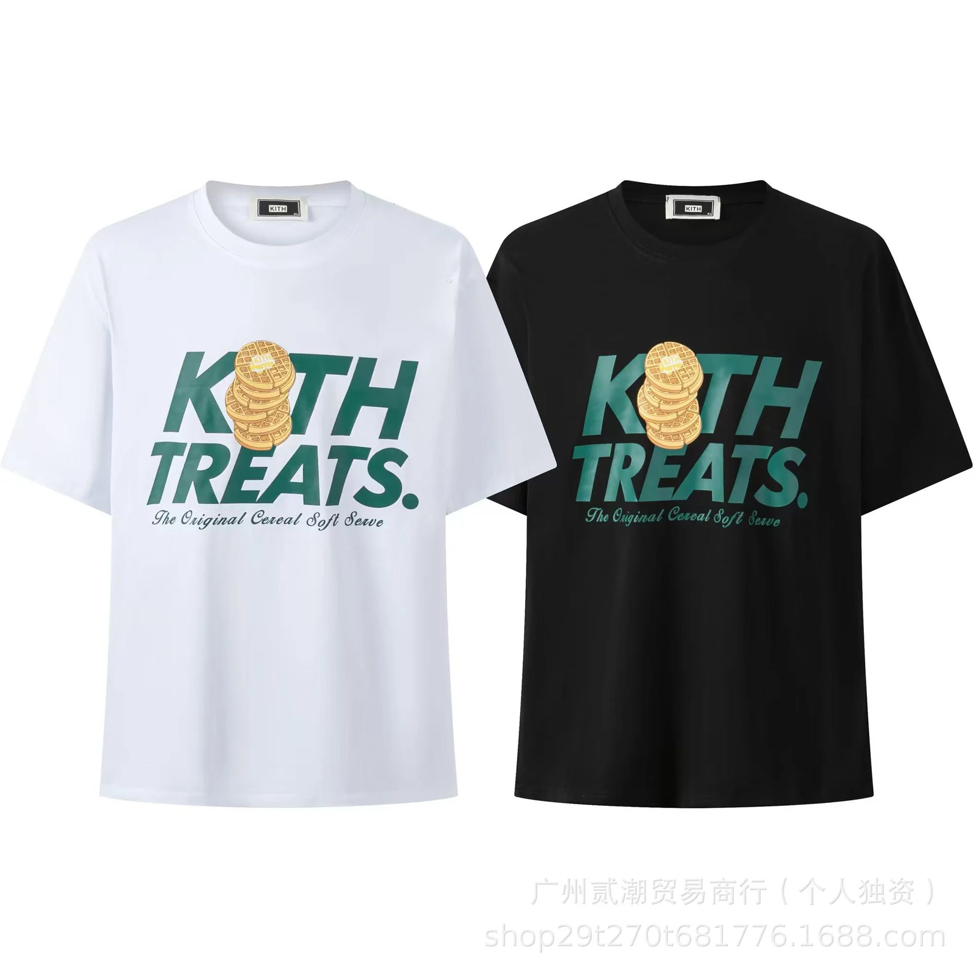 KITH European and American trendy brand kitth new cartoon animation print casual loose sports short-sleeved T-shirt for men and women