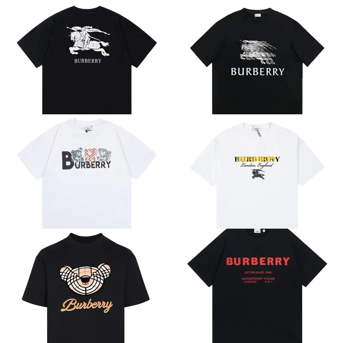 Burberry-Themed Casual T-Shirt