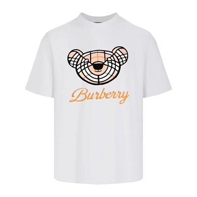 Burberry-Themed Short-Sleeve T-Shirt - rep koszulki