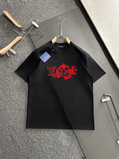 LV Distortion Graffiti Collection (2025FW / 2026 Early Spring Capsule Collection) - rep koszulki