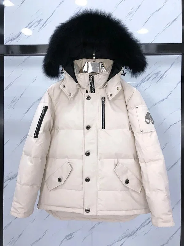 Unbranded Down Jackets Fur-Trim Hooded Bomber product detail image 2