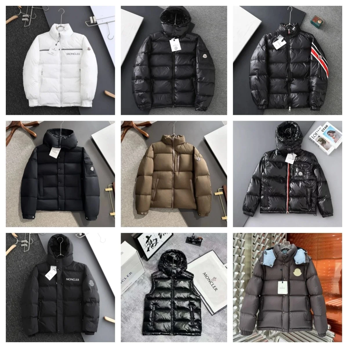 Moncler & Burberry down jacket